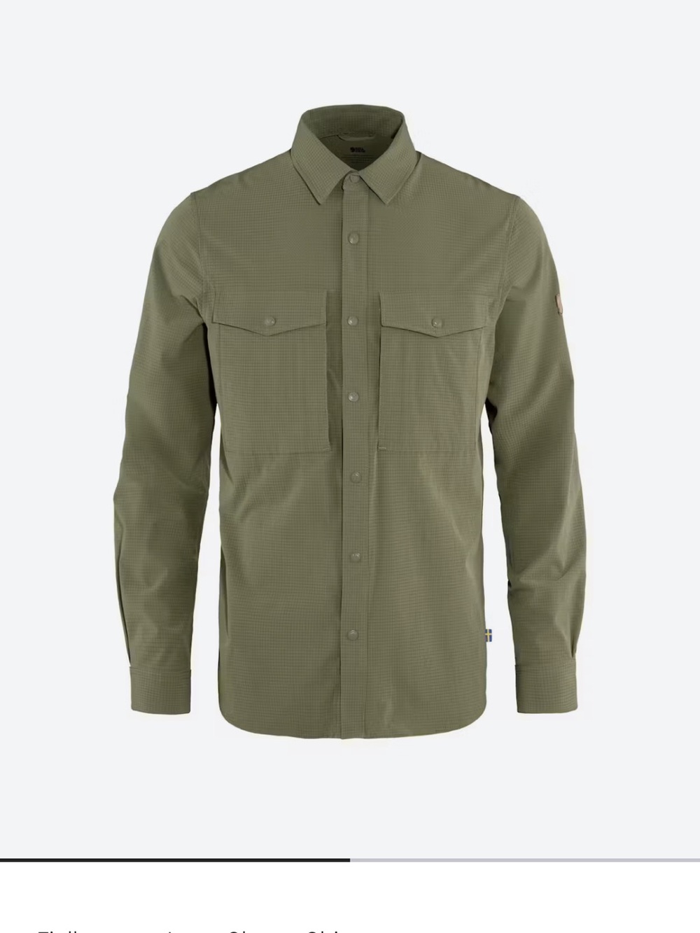 Fjallraven abisko trekking long sleeve shirt workwear Gorpcore